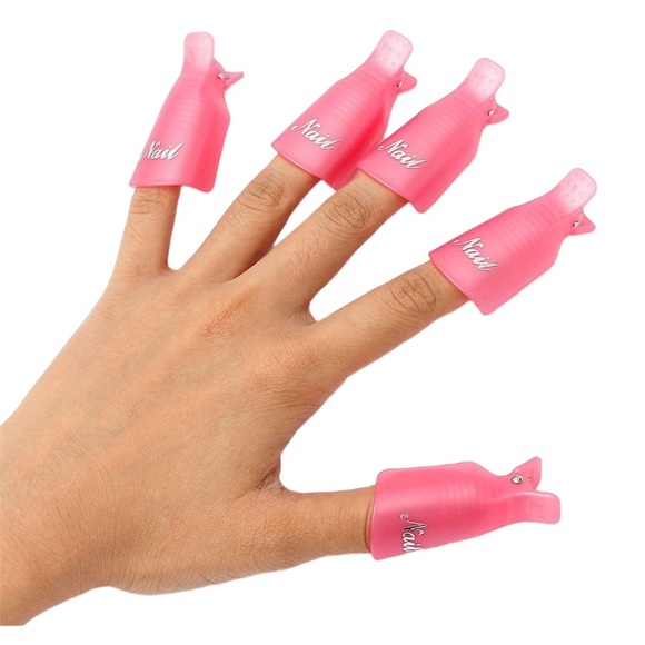 Soak Off Gel Nail Removal Clips and Acrylic Nail Clipper for Artificial Nail - Picture 4 of 4